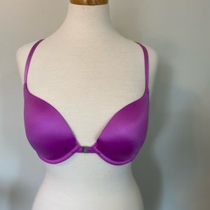 Pink Victoria Secret, Push Up, Front Closure, Racerback Bra. Size 36C. NWOT.